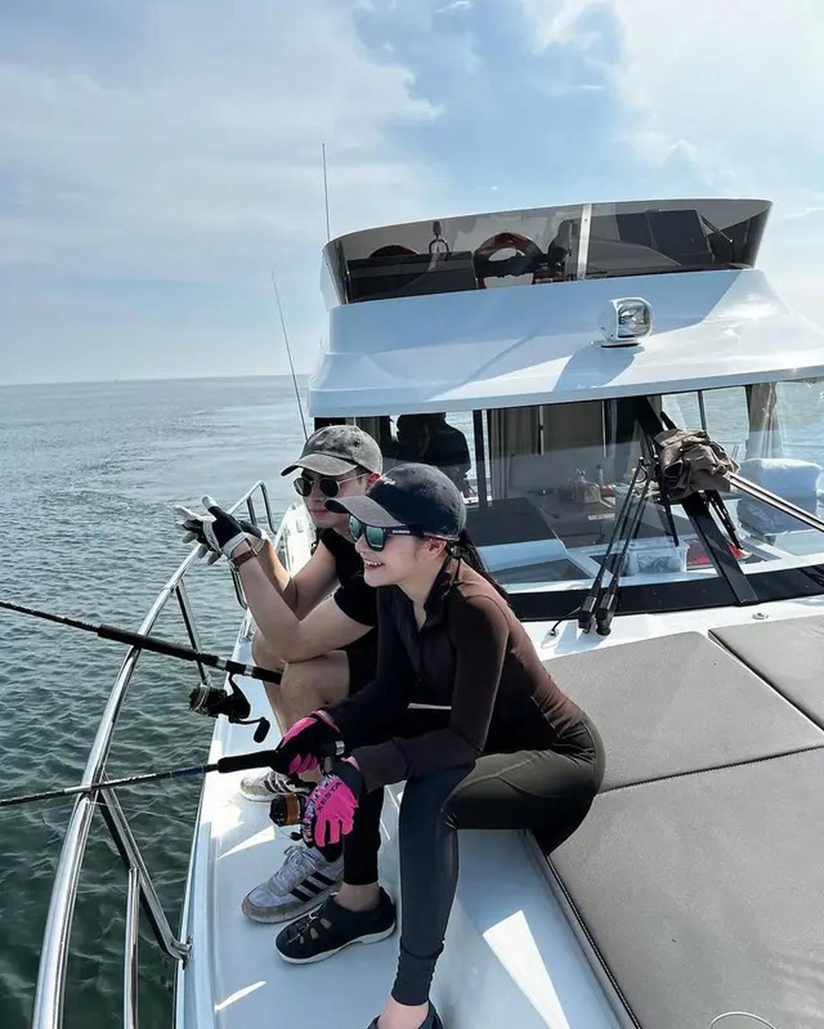7 Momen Prilly Latuconsina dan Kekasih Mancing Bareng, Omara Dilatih Sabar