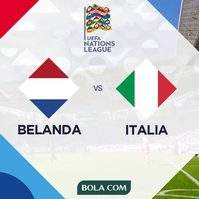 UEFA Nations League - Belanda Vs Italia