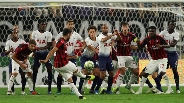 Tottenham Menang Tipis Atas AC Milan di ICC 2018
