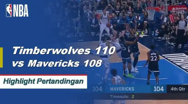 Minnesota Timberwolves bertahan untuk menang 110-108 di Dallas atas Mavericks di belakang 28 poin dan 13 rebound dari Karl Anthony-Towns.