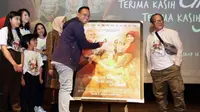 Anas Syahrul Alimi saat jumpa pers Film TETA