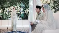 Momen Tasyakuran 4 Bulanan Kehamilan Rica Andriani. (Sumber: Instagram.com/ricaandriani dan Instagram.com/pauull_21)