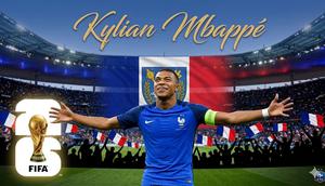 Ilustrasi Kylian Mbappe di Timnas Prancis. (Bola.com/AFP/Gemini)