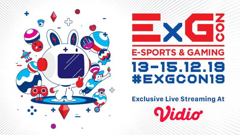 Saksikan Live Streaming Esports Gaming Convention EXGCon 2019. sumberfoto: Vidio