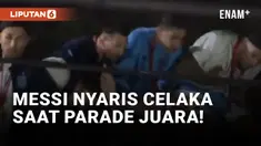 Duh! Lionel Messi Nyaris Celaka saat Rayakan Kemenangan Argentina di Piala Dunia