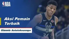 Berita Video aksi - aksi terbaik Giannis Antetokounmpo saat bawa Milwaukee Bucks kalahkan LA Lakers 111-104 di NBA