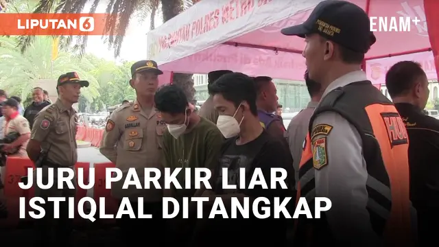 Patok Tarif 150 Ribu, Juru Parkir Liar Masjid Istiqlal Ditangkap