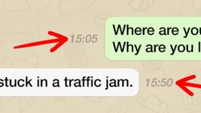 Ilustrasi membalas chat dengan jeda waktu yang lama