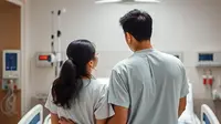 Suami Kudu Bawa Istri Saat Hendak Vasektomi, Alasannya? Foto dibuat oleh AI.