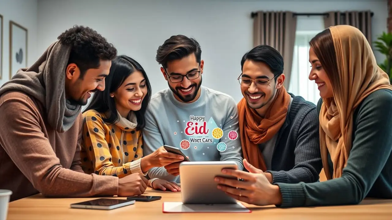 buat foto ucapan lebaran