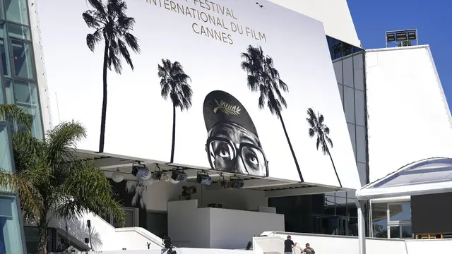 Festival Film Cannes 2021. (AP Photo/ Vadim Ghirda)