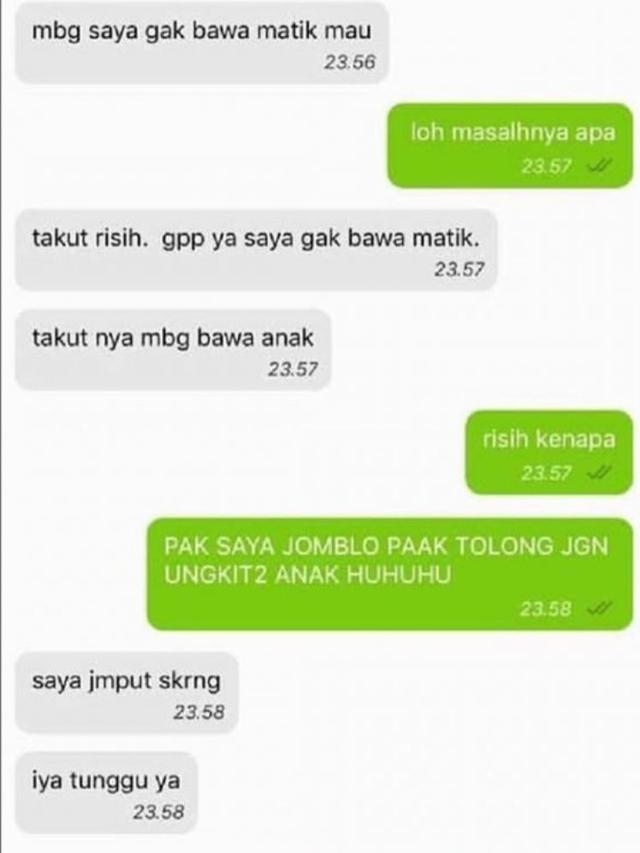 7 Chat Absurd Driver Ojek Online dan Penumpang, Bikin Mesem-Mesem