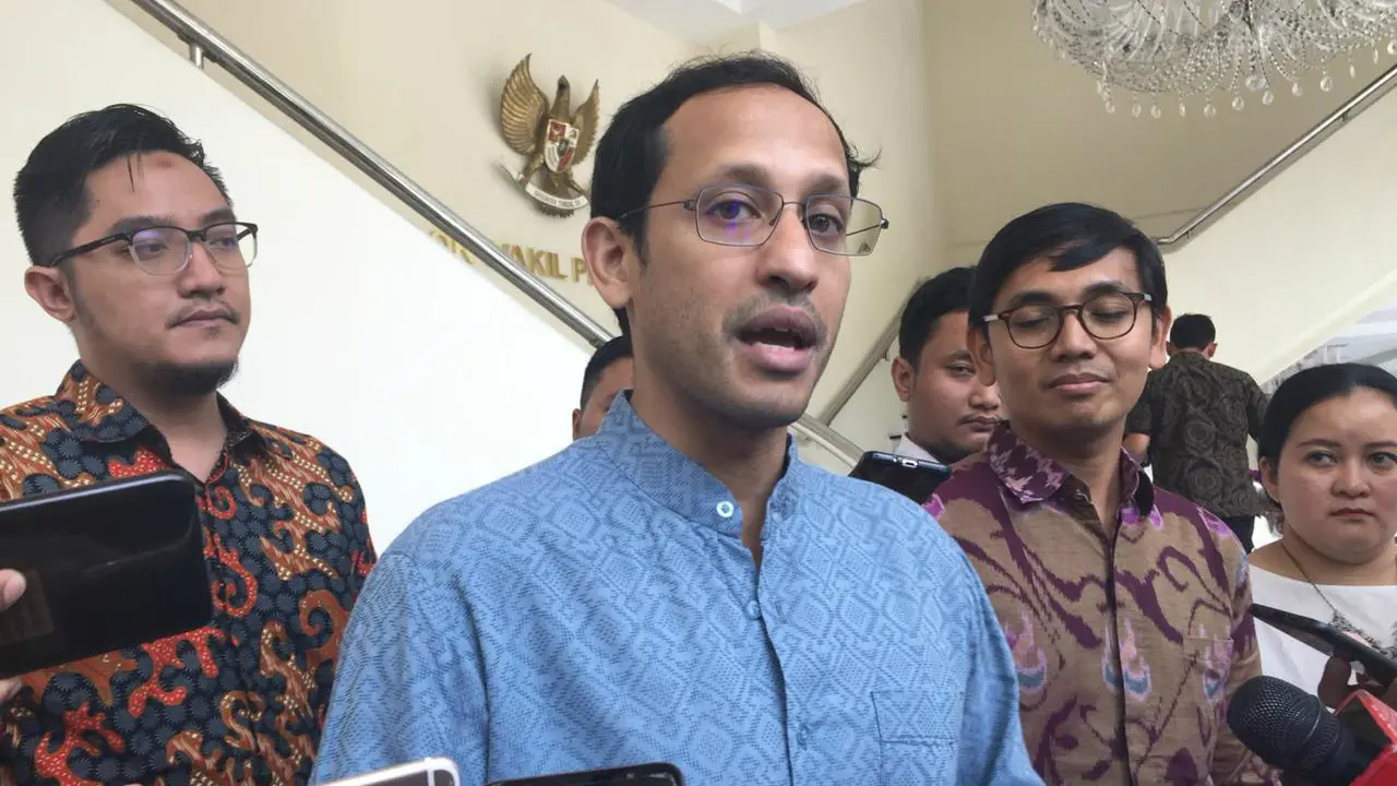CEO dan Founder Gojek Nadiem Makarim menemui Wakil Presiden Jusuf Kalla, Selasa (16/7/2019)