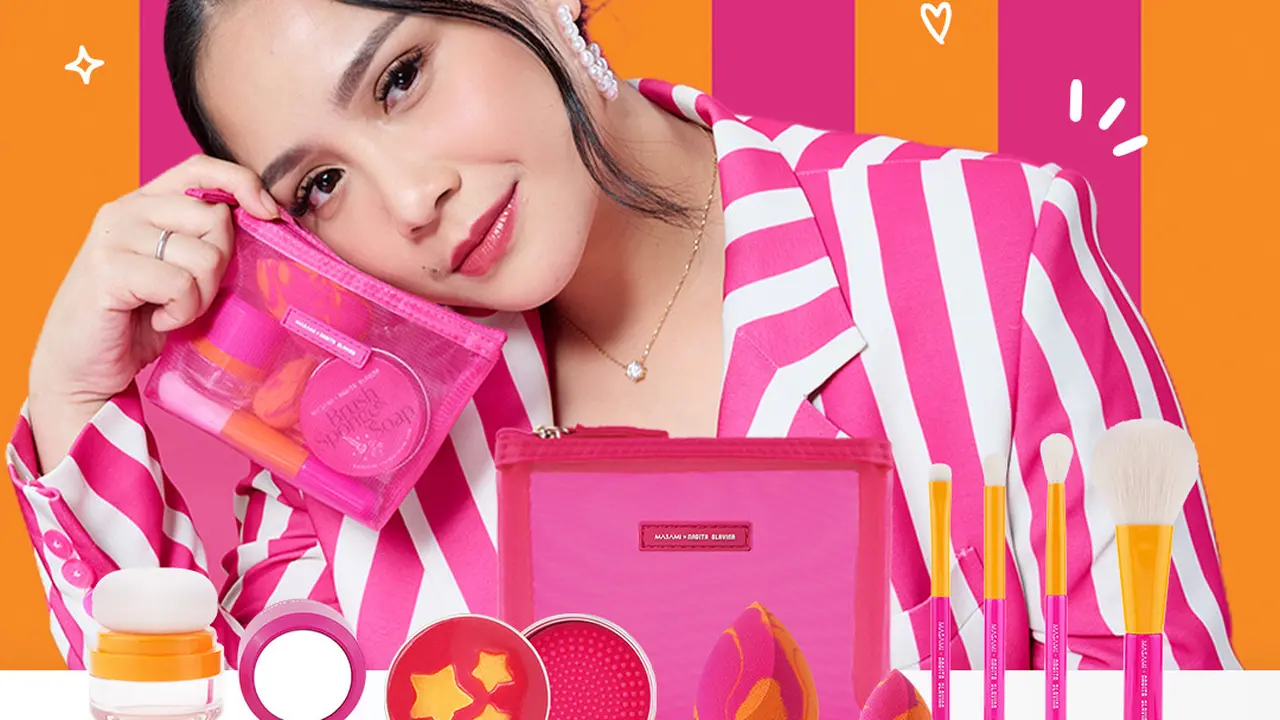 Sering Travelling Keluar Negeri, Nagita Slavina Bawa Set Kuas Makeup dengan Harga Di Bawah Rp200ribuan