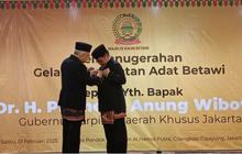 Pramono Terima Gelar 'Abang' dari Majelis Kaum Betawi, Nama Panggilannya jadi Bang Anung