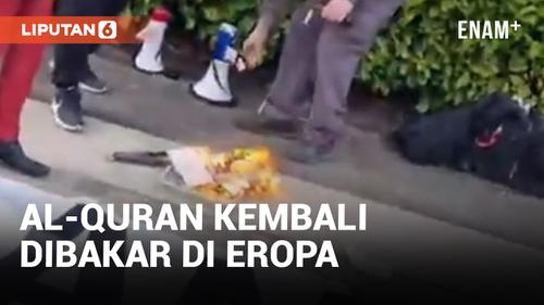 VIDEO: Al-Quran Kembali Dibakar oleh Kelompok Sayap Kanan Denmark