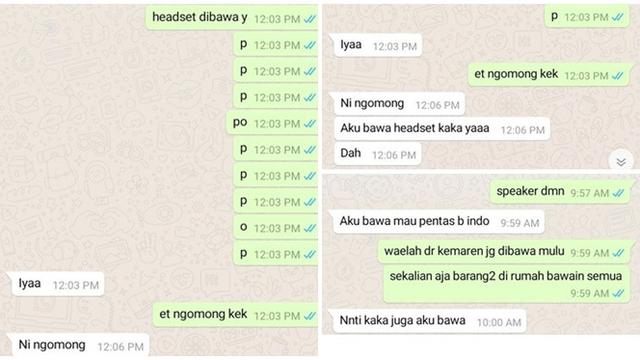 6 Chat Kocak Antar Saudara Ini Bikin Geleng Kepala