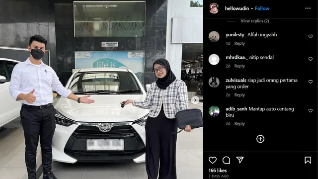 Sukses Bikin Iri, Perempuan Asal Medan Ini Terima Mobil Agya Seharga Rp1 dari Flash Sale Rp1 Shopee