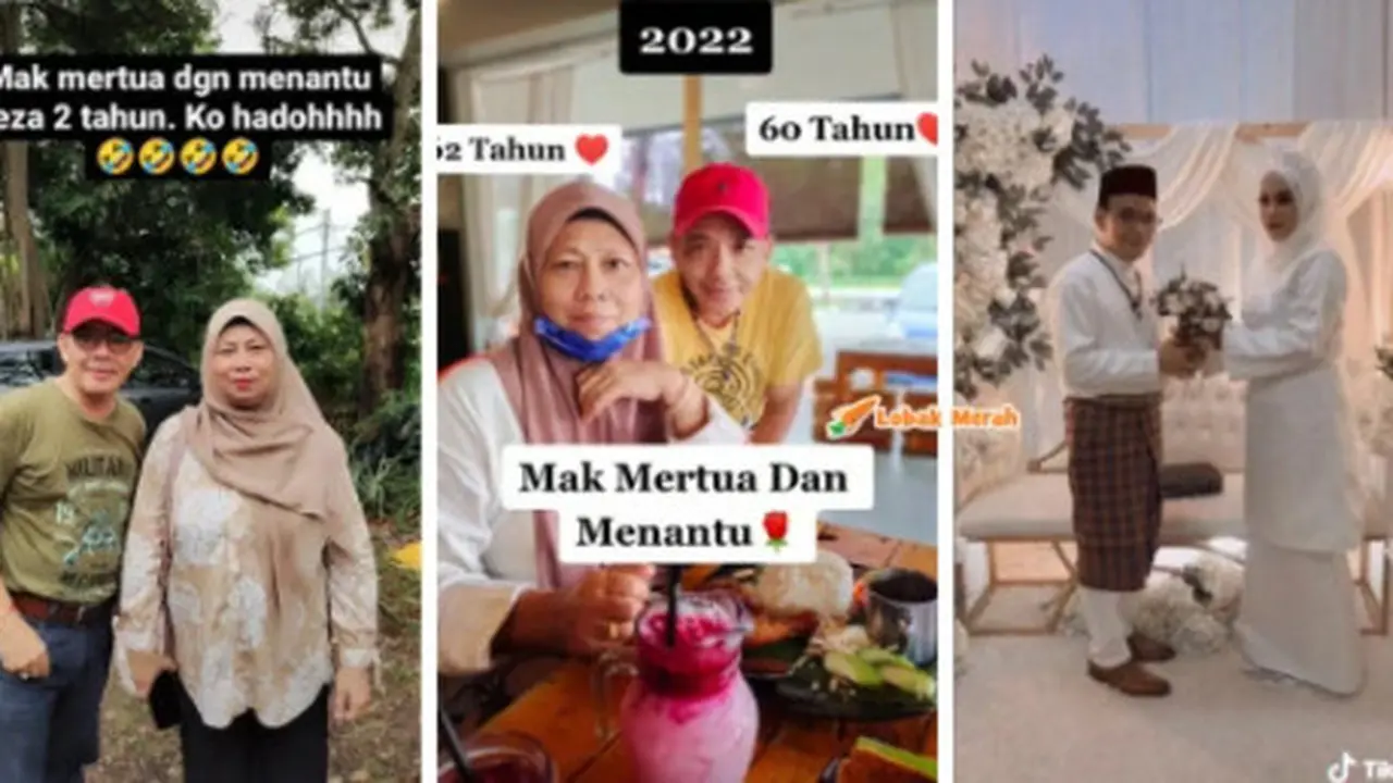 Viral Kisah Mertua dan Menantu yang Hanya Terpaut Usia 2 Tahun