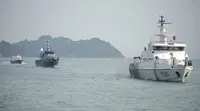 Patroli laut gabungan KPLP, Bea Cukai dan Polairud (dok: Kemenhub)