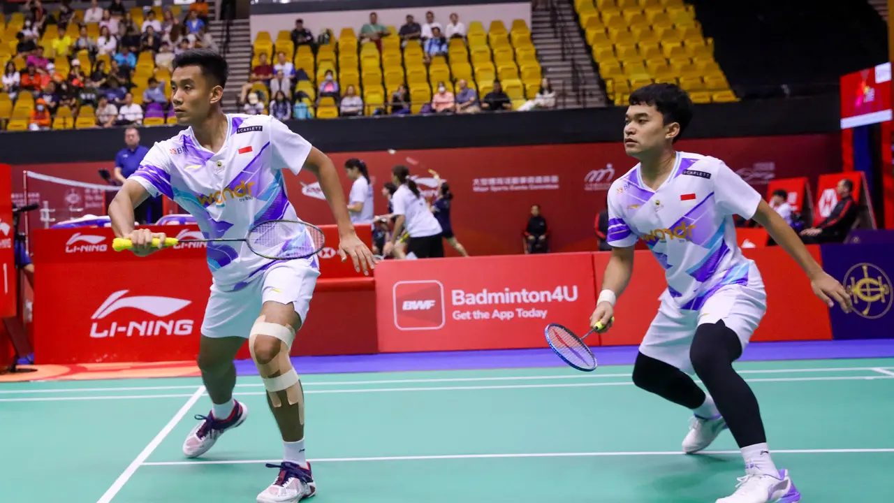 Leo Rolly Carnando/Bagas Maulana - Hong Kong Open 2024 - Bulu Tangkis