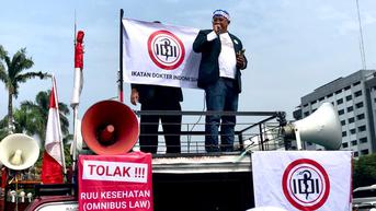 IDI dan Organisasi Profesi Demo Tolak RUU Kesehatan Omnibus Law
