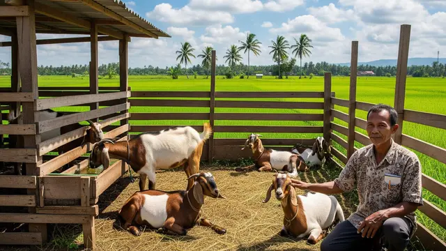 Tips Ternak Kambing Modal Kecil Pakan dari Limbah Dapur