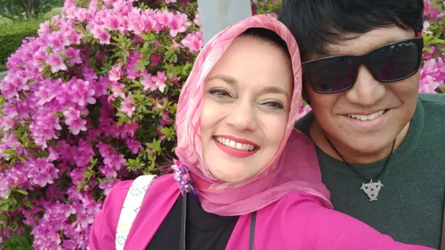 Marissa Haque dan Ikang Fawzi di Jepang