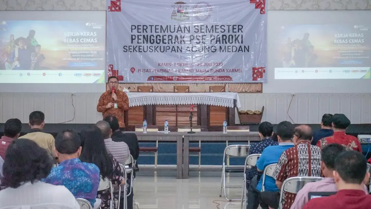 BPJamsostek Sosialisasi Program Jaminan Sosial Ketenagakerjaan kepada Keuskupan Agung Medan