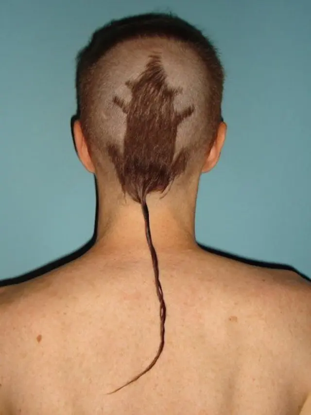 15 Gaya Potongan Rambut Tidak Biasa Ini Bikin Geleng Kepala