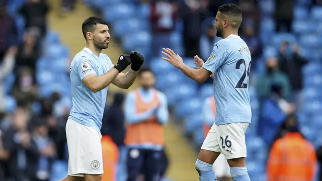 Juara Liga Inggris, Riyad Mahrez Kibarkan Bendera Palestina