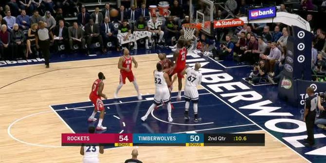 VIDEO : GAME RECAP NBA 2017-2018, Rockets 126 vs Timberwolves 108