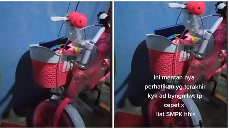 Video Mainan Anak di Sepeda Ini Gerak Sendiri saat Tengah Malam, Bikin Merinding