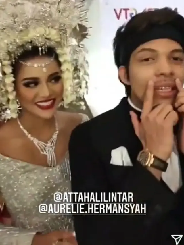 Atta Halilintar dan Aurel Hermansyah