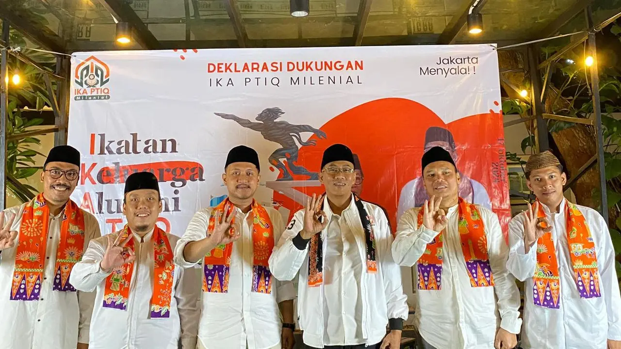 Ikatan Alumni Perguruan Tinggi Ilmu Al-Qur’an (IKA PTIQ) Milenial secara resmi mendeklarasikan dukungannya kepada Pramono-Doel sebagai calon pemimpin kota Jakarta dalam kontestasi pilkada 2024