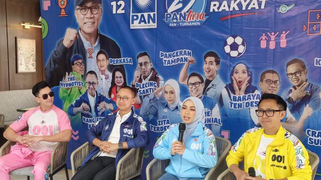 Verrel Bramasta ikut terlibat dalam perhelatan PANtura, kompetisi permainan tradisional.