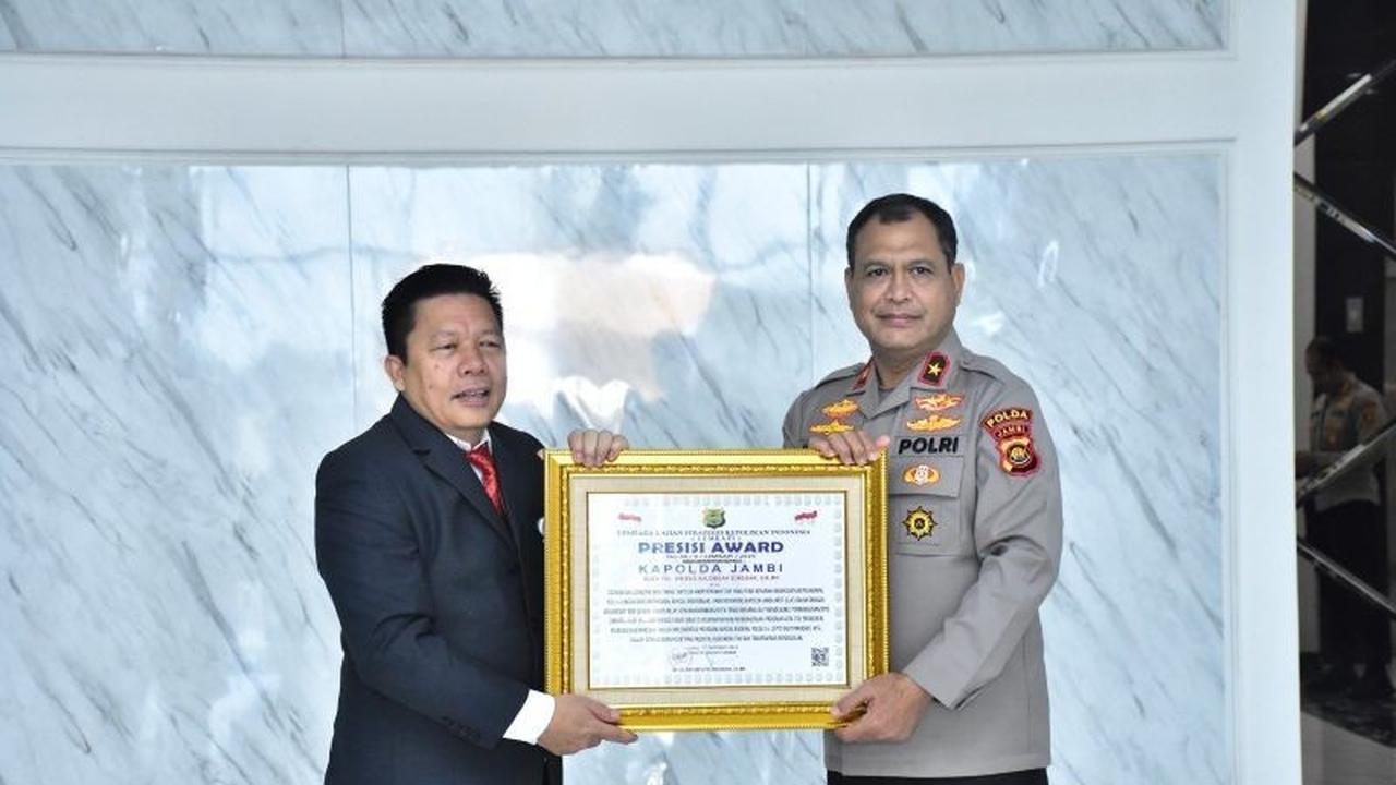 Tahukah Anda? Polda Jambi Raih Presisi Award dari Lemkapi atas Dedikasi Pelayanan dan Program Asta Cita