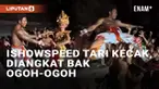 IShowSpeed melanjutkan perjalanannya di Indonesia dengan mengunjungi Bali pada Kamis (19/8/2024). Ia langsung menikmati keindahan tari kecak di Uluwatu saat matahari terbenam. Kehadiran Speed disambut penonton lain hingga terpikat untuk ikut dalam ta...