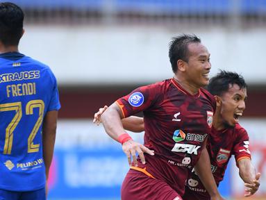 Borneo FC sukses meraih kemenangan tipis 1-0 atas PSIS Semarang dalam pekan ke-11 BRI Liga 1 2021/2022 di Stadion Maguwoharjo, Sleman, Sabtu (6/11/2021). (Bola.com/Nandang Permana)