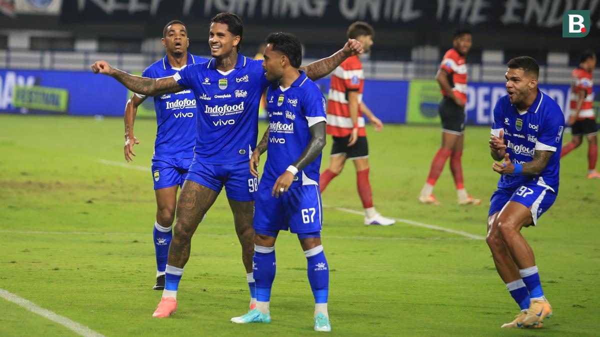 Hasil 3 Laga BRI Super League Malam Ini: Persib Lumat Madura United 5-0, Lepas dari Tempelan Persija