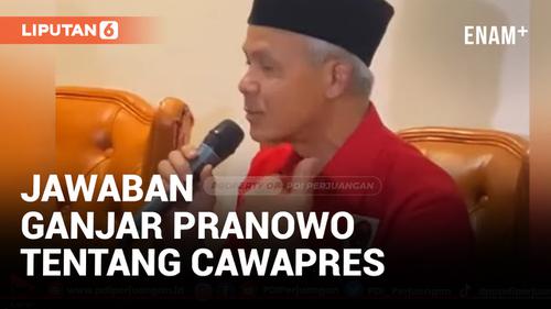 VIDEO: Ridwan Kamil Masuk Dalam Daftar Nama Cawapres, Ganjar Pranowo: Sabar!