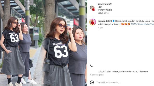 Sarwendah Usai Operasi