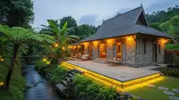 8 Contoh Rumah Sederhana di Desa Dekat Sungai Kecil, Hunian Asri yang Menenangkan dan Sejuk