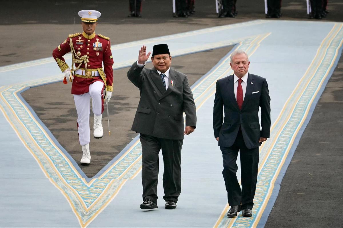 FOTO: Presiden Prabowo Sambut Raja Yordania di Jakarta, Agenda Bilateral Digelar di Istana Merdeka