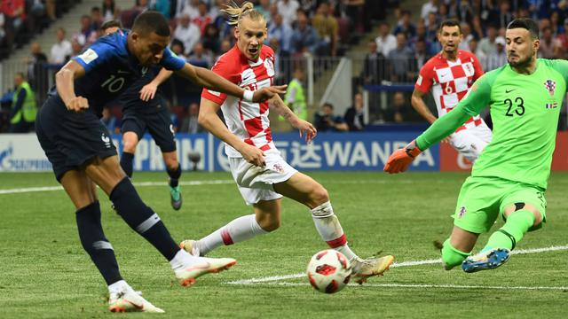 Striker Prancis Kylian Mbappe Cetak Gol Keempat