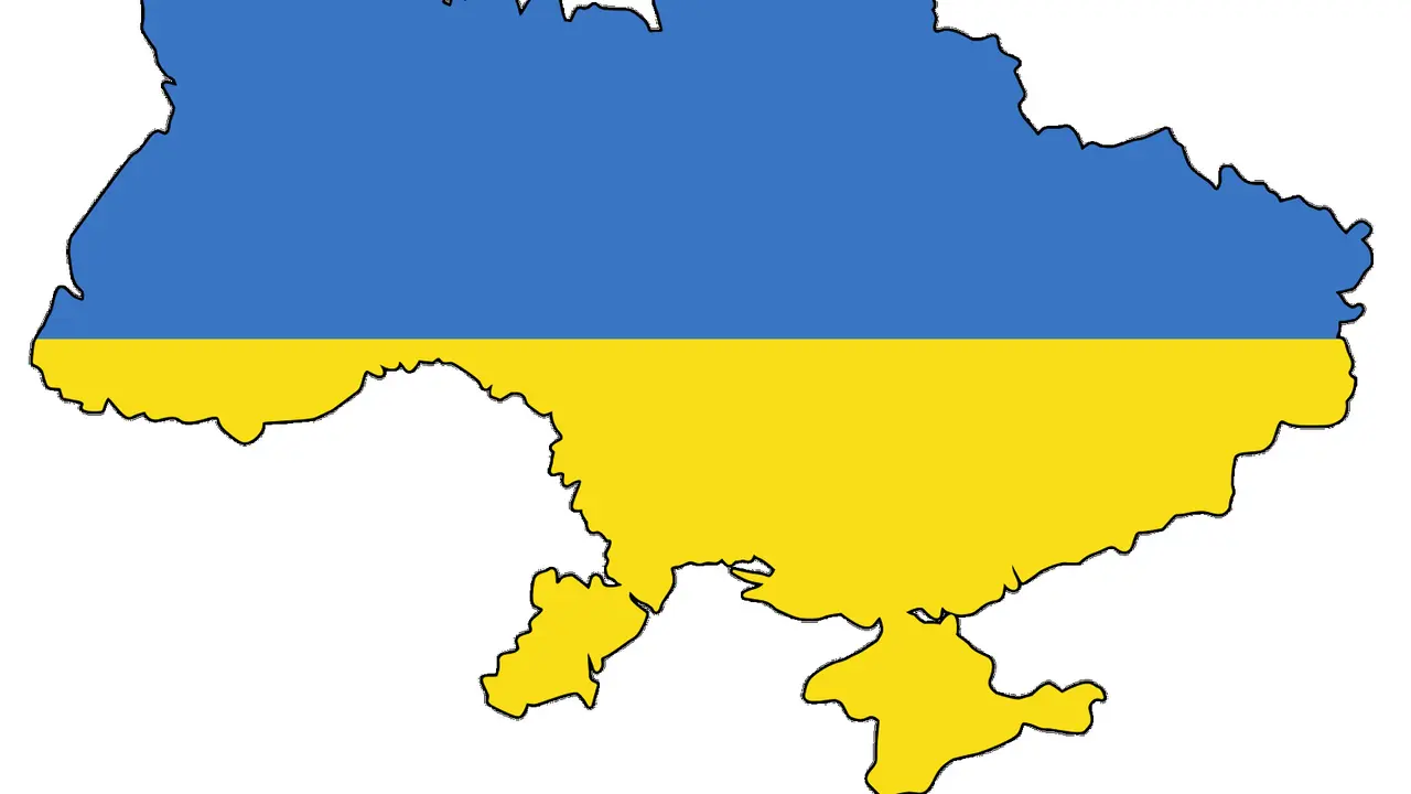 Peta Ukraina. (Pixabay/Elionas)