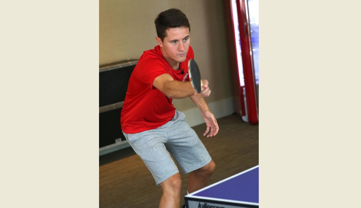 Ander Herrera sedang unjuk kebolehan. (Manutd.com)