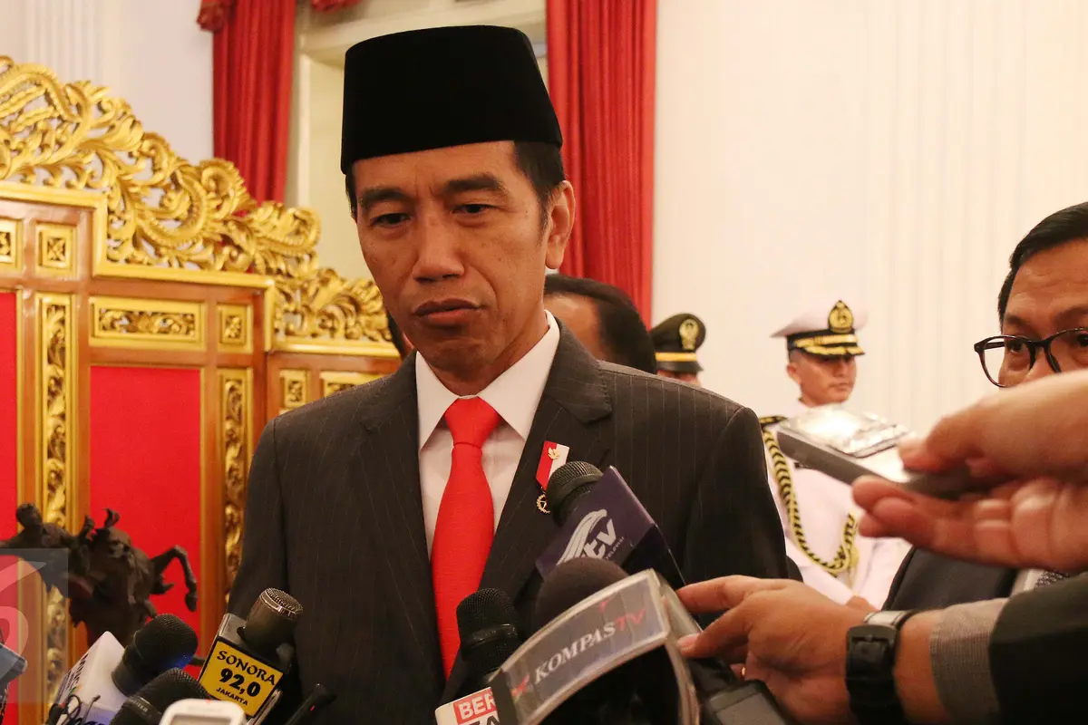 Reaksi Jokowi Saat Dengar Penyidik KPK Disiram Air Keras-Jakarta- Angga Yuniar-20170411