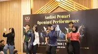 Pertunjukan Tari Disiapkan Sambut Presiden Jokowi Resmikan Gedung Amanah
