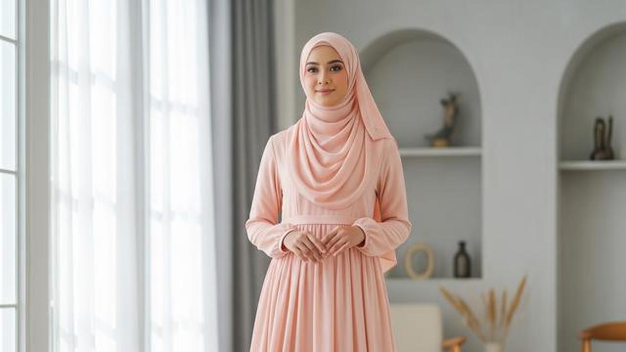 Baju Peach Cocok dengan Jilbab Warna Apa? Ini 6 Inspirasi Gaya yang Elegan